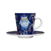 Espressokuppi 0,1L & vati 11cm sininen|IITTALA Online