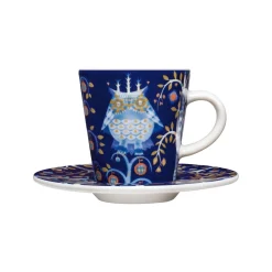 Espressokuppi 0,1L & vati 11cm sininen|IITTALA Online