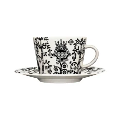 Kahvikuppi 0,2L & vati 15cm musta|IITTALA Best