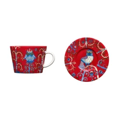 Kahvikuppi 0,2L & vati 15cm punainen|IITTALA Hot