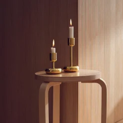 Kynttilänjalka 107mm messinki|IITTALA Outlet