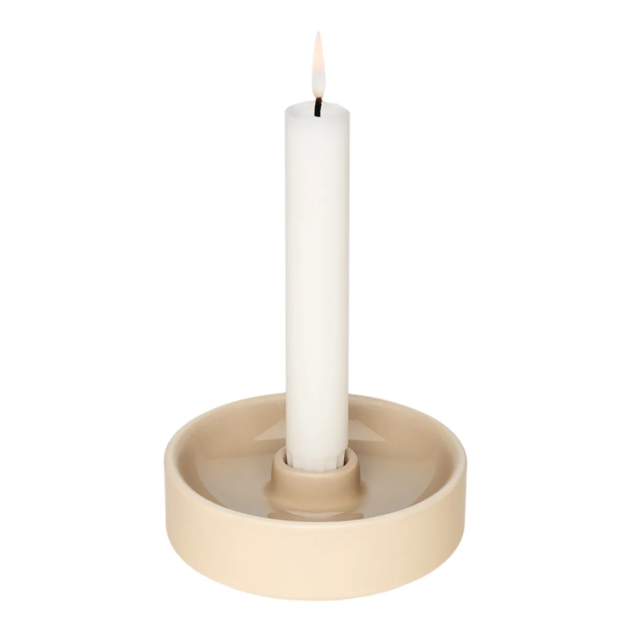 Kynttilänjalka 11x3,5 cm beige|IITTALA Online