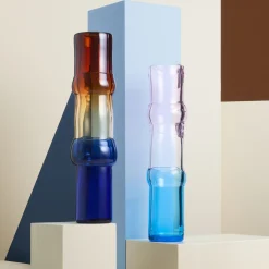 Maljakko 90x450mm vaalea pinkki-kirkas-taivaansininen|IITTALA Sale